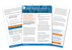 admiinstrative function centralization