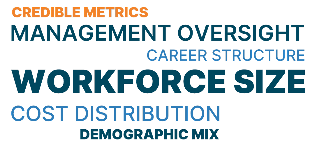 Text highlighting workforce management concepts