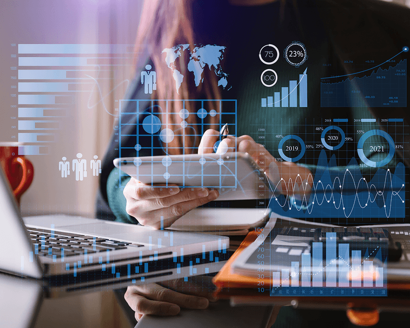 Data analysis and digital interface interaction